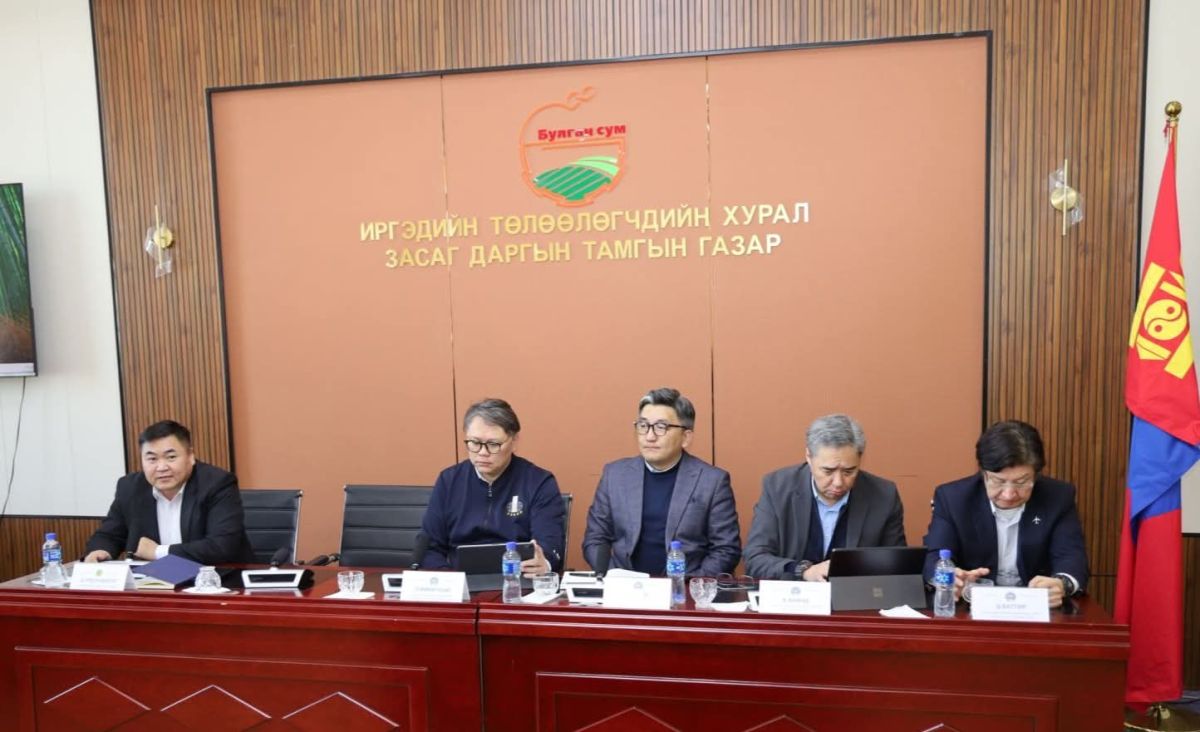 ГАДААД ХАРИЛЦААНЫ ЯАМНЫ ТӨЛӨӨЛӨЛ ДАРХАН-УУЛ, ОРХОН, БУЛГАН АЙМАГТ АЖИЛЛАВ