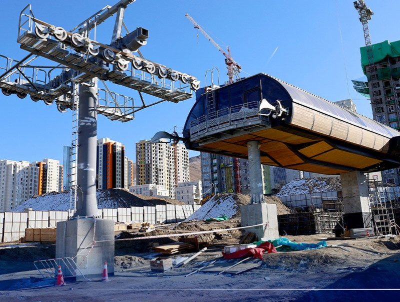 Дүүжин замын тээвэр төслийн ган татлага гаалийн талбайд буулаа