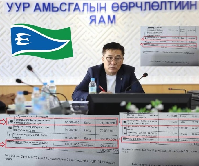 БОУАӨ-ийн сайд Б.Батбаатар танилцуулга тараах материал бэлтгэх зардал нэрээр 2 сард дотор 400 сая төгрөг зарцуулжээ