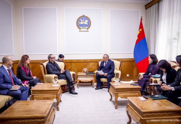 БОХХАА-н байнгын хорооны дарга Б.Бейсен Цөлжилттэй тэмцэх тухай НҮБ-ын конвенцын Нарийн бичгийн газрын төлөөлөгчдийг хүлээн авч уулзав