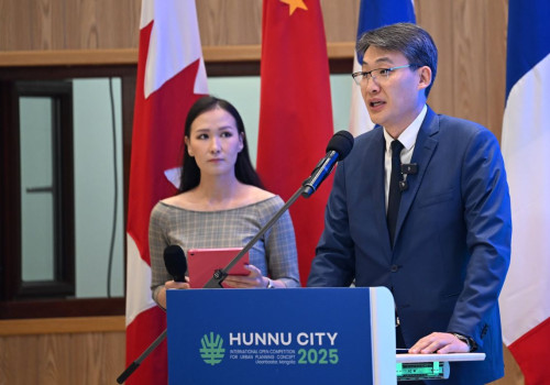 Хүннү хотын төлөвлөлтийг боловсруулах олон улсын сонгон шалгаруулалтын бүтээлийн үзэсгэлэнг дэлгэлээ