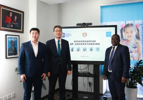 Нийслэлийн ЗДТГ, НҮБ-ын Хүүхдийн сан болон Монголын оюун ухааны академи харилцан ойлголцлын санамж бичигт гарын үсэг зурлаа