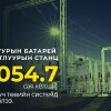 агануурын батарей хуримтлуурын станц 61054.7 сая кВт.цаг эрчим хүчийг төвийн системд нийлүүлээд байна