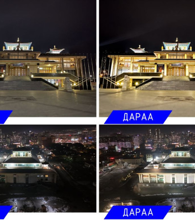 Гандантэгчэнлин хийдийн гэрэлтүүлгийн ажил 90 хувьтай үргэлжилж байна