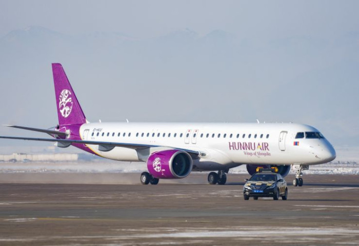 “Хүннү Эйр” агаарын шинэ хөлгөө хүлээн авчээ