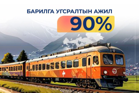 Багахангай–Хөшигийн хөндий хүртэлх төмөр замын барилга угсралтын ажил 90 хувьтай үргэлжилж байна