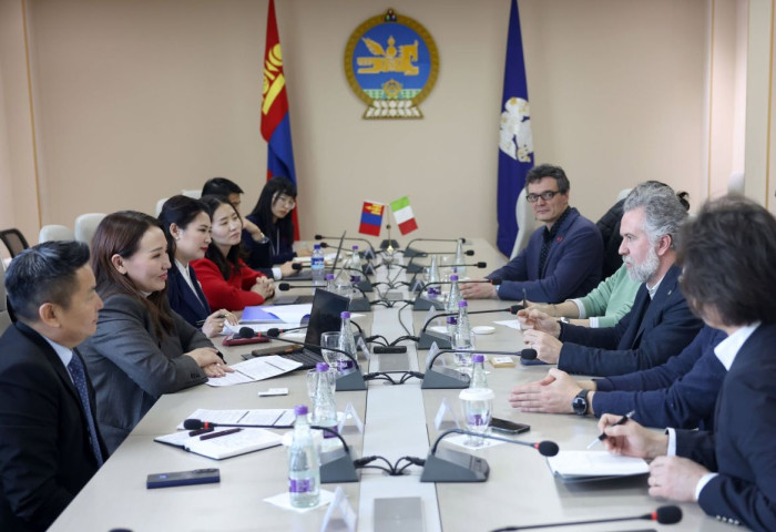 БНИУ-ын Тэргүүний архитектор Лука Бертаччи тэргүүтэй төлөөлөгчдийг хүлээн авч уулзлаа