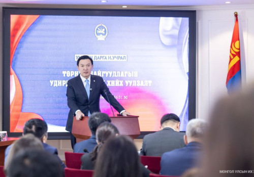 УИХ-ын дарга Н.Учрал: Орон нутагт засаглалын бие даасан байдлыг бэхжүүлэхийн тулд төрийн албаны реформыг бодитоор хэрэгжүүлнэ
