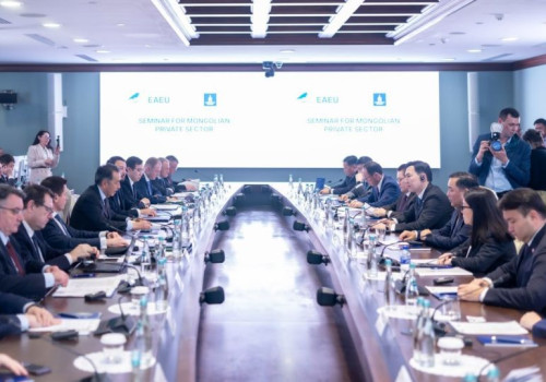 УИХ-ын дарга Н.Учрал Монгол Улс, Евразийн Эдийн засгийн холбооны бизнес хэлэлцүүлэгт оролцож, үг хэлэв