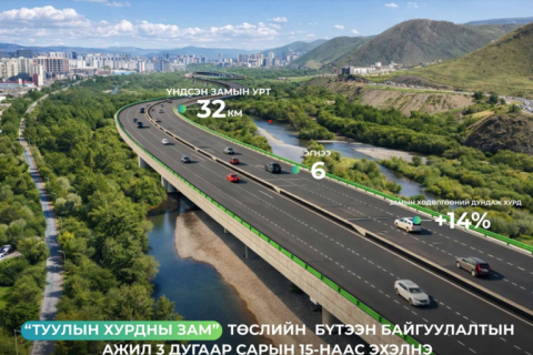Туулын хурдны замын бүтээн байгуулалтын ажил гуравдугаар сарын 15-наас эхэлнэ