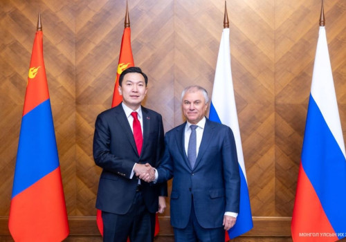 Улсын Их Хурлын дарга Н.Учрал, ОХУ-ын Холбооны Хурлын Төрийн Думын дарга В.В.Володин нар албан ёсны хэлэлцээ хийлээ