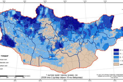 Арав гаруй аймгийн 56 сум зудтай байна