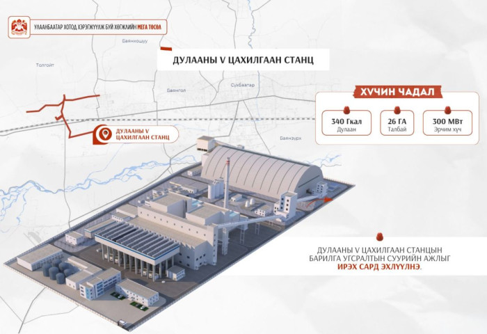 Дулааны тавдугаар цахилгаан станцын барилга угсралтын суурийн ажлыг ирэх сард эхлүүлнэ