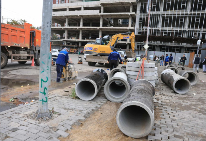 Энэ жил 16 байршилд 19 км урт автозамын борооны ус зайлуулах шугам сүлжээ угсарна