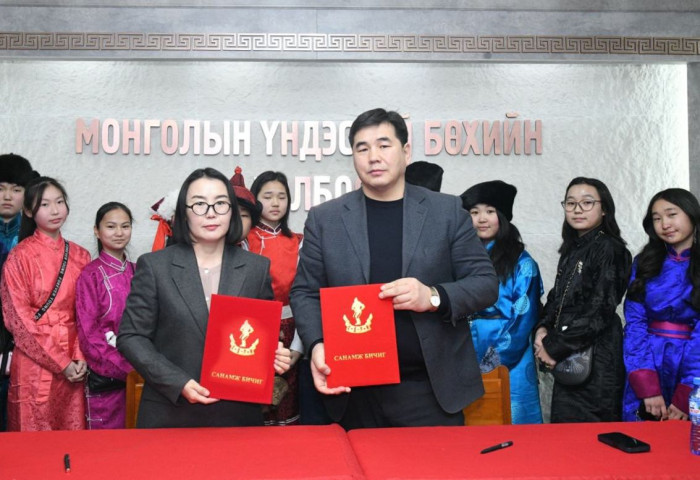 МҮБХ, НЗДТГ хүүхэд, залуучуудад үндэсний бөхийг таниулах, сурталчлах чиглэлээр санамж бичиг байгууллаа