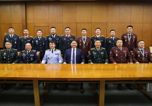 Ерөнхийлөгч У.Хүрэлсүх “SWAT CHALLENGE” тэмцээнд амжилттай оролцсон тамирчдад талархал илэрхийллээ