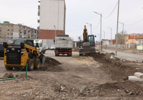 Сонгинохайрхан дүүргийн 5, 18 дугаар хороо, “Тэсо” компанийн урд талд 450 метр борооны ус зайлуулах шугам суурилууллаа