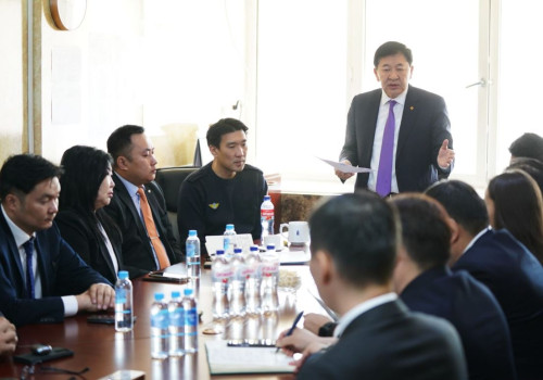 ЗАМ,ТЭЭВРИЙН САЙД Б.ДЭЛГЭРСАЙХАН ОЛОН УЛСЫН АУДИТЫН ШАЛГАЛТ (ICAO)-ЫН БЭЛТГЭЛ АЖИЛТАЙ ТАНИЛЦЛАА