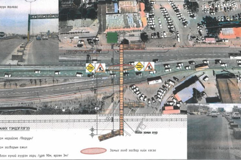 Таван шарын төмөр замын гармын баруун талын авто замыг хэсэгчлэн түр хугацаанд хаана