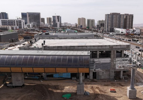 Дүүжин замын тээврийн барилгын ажил 70 орчим хувьтай байна