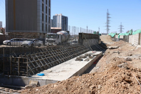 Толгойтоос Ард Аюушийн өргөн чөлөө хүртэлх 3.9 км авто замын ажил 90 хувьтай үргэлжилж байна