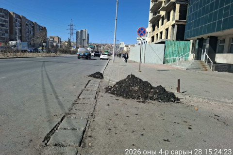 Нийслэлийн хэмжээнд борооны ус зайлуулах шугамыг өдөр бүр цэвэрлэж байна