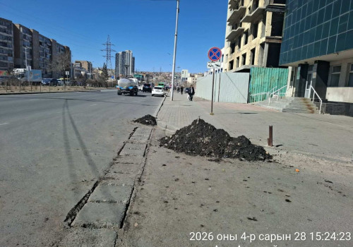 Нийслэлийн хэмжээнд борооны ус зайлуулах шугамыг өдөр бүр цэвэрлэж байна