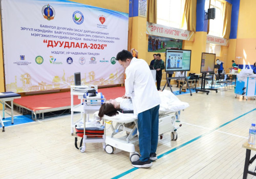 БАЯНГОЛ ДҮҮРЭГТ ҮЙЛ АЖИЛЛАГАА ЯВУУЛДАГ ЭМНЭЛГҮҮДИЙН ДУНД ЯАРАЛТАЙ ТУСЛАМЖИЙН “ДУУДЛАГА–2026” ТЭМЦЭЭНИЙГ ЗОХИОН БАЙГУУЛЛАА