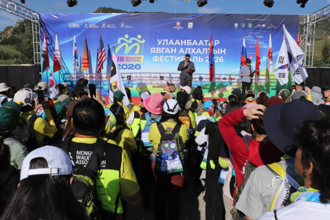 “Улаанбаатар” олон улсын явган алхалтын фестиваль-2026 эхэллээ
