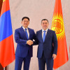 Ерөнхийлөгч У.Хүрэлсүх Киргизийн Ерөнхийлөгч С.Жапаровтай уулзлаа
