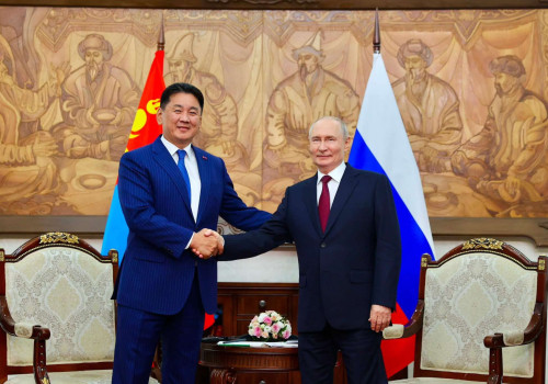 Ерөнхийлөгч У.Хүрэлсүх ОХУ-ын Ерөнхийлөгч В.В.Путинтай уулзлаа