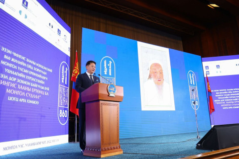 Монгол Улсын Ерөнхийлөгч У.Хүрэлсүх: Чингис хаан судлалын олон улсын холбоог байгуулна